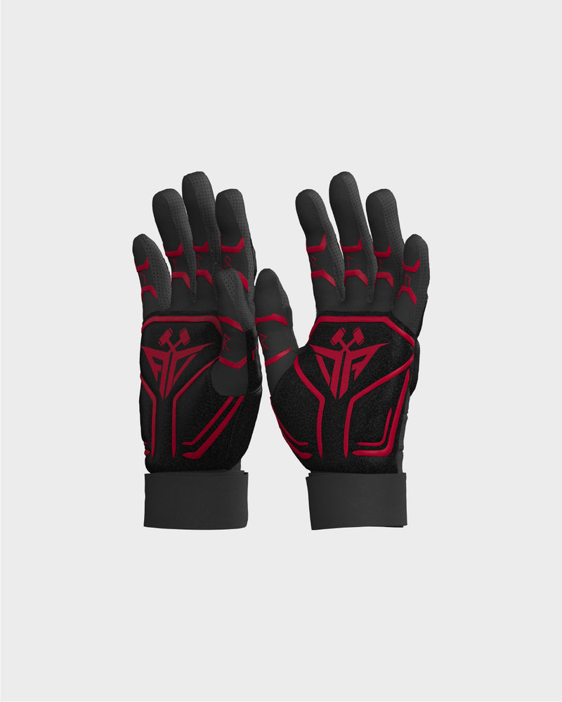 Hammer Swinging Gloves -  Black & Red
