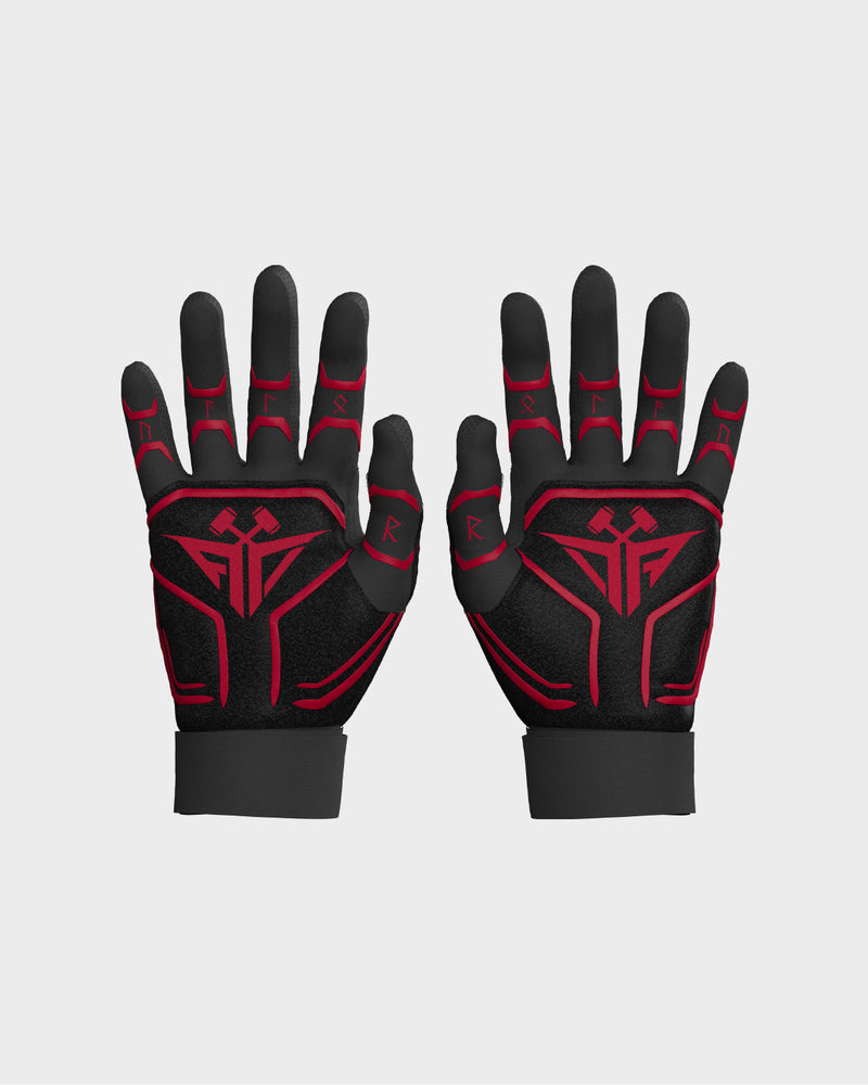 Hammer Swinging Gloves -  Black & Red