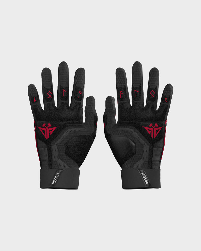 Hammer Swinging Gloves -  Black & Red