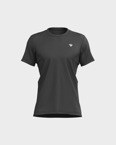 Mens Set In Sleeve Performance Tee - Black